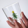 300ML High Borosilicate Juice Christmas Glass