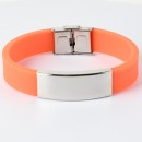 Engraved Silicone Sports Bracelet