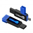 Type-C USB Flash Drive with Lighting Logo