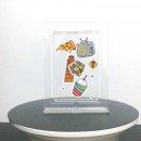 Acrylic Rotating Card Stand