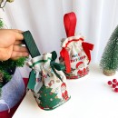 Christmas Tote Drawstring Canvas Bag