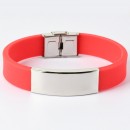 Engraved Silicone Sports Bracelet