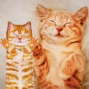 Creative Realistic Dog and Cat Hanging Hand Towel