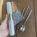 2 in 1 Tableware with Tube