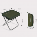 Outdoor folding stool