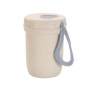 Wheat straw double-layer insulated pot