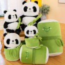 Panda Hugging Bamboo Doll