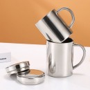 304 Stainless Steel Double Layer Mug