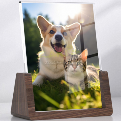 U-shaped Vertical Acrylic Photo Frame