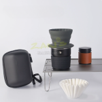 Portable travel hand brewed coffee suit