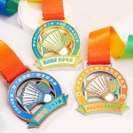 Badminton Metal Medal