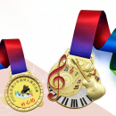 Embossed Music Medal