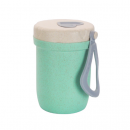 Wheat straw double-layer insulated pot