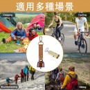 Outdoor Hiking Bear Bell Backpack Pendant with Whistle