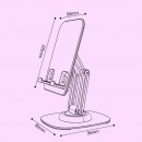 旋轉透明手機平板支架