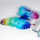 Butterfly Crystal Trophy