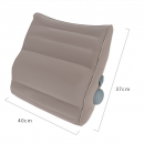Portable press inflatable waist pillow