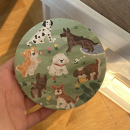 Cute puppy coaster