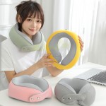 Foldable Storage Memory Cotton Neck Pillow