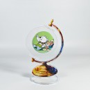 Acrylic Badge Display Globe Stand