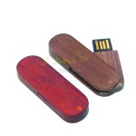 红木旋转USB手指