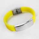 Engraved Silicone Sports Bracelet