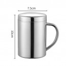 304 Stainless Steel Double Layer Mug