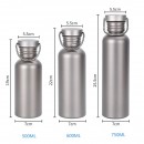 Pure Titanium Sports Water Bottle