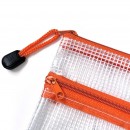 PVC double-layer zipper file bag