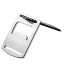 Stainless steel bottle opener