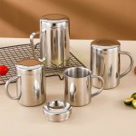 304 Stainless Steel Double Layer Mug