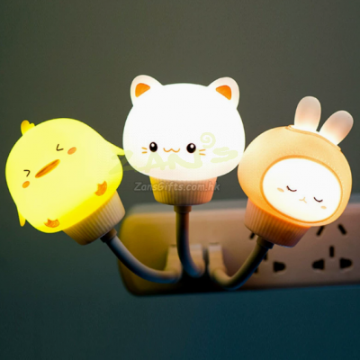 Intelligent voice control, voice controlled night light, USB plug in