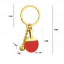 Table Tennis Keychain