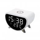 Multifunctional Wireless Charging Temperature Alarm Clock