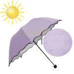 阳光变色三折伞