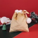 Christmas Velvet Drawstring Gift Bag