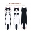 Creative Realistic Dog and Cat Hanging Hand Towel