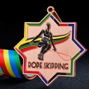 Rope Skipping Metal Medal