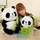 Panda Hugging Bamboo Doll