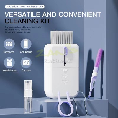 Multifunctional Keyboard Headphone Cleaning Brush