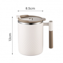 304 stainless steel mug with tea strainer