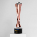 Metal Twisted Column Trophy