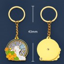 Moon-gazing Rabbit Keychain