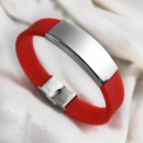 Engraved Silicone Sports Bracelet