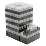 3-in-1 Small Brick Pen Holder, with Light Effect