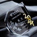 Colour Printing Crystal Trophy