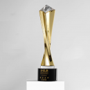 Metal Twisted Column Trophy