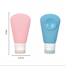 Silicone suction cup dispensing bottle