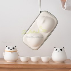 熊貓便攜旅行茶具