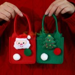 Cartoon Christmas Felt Bag